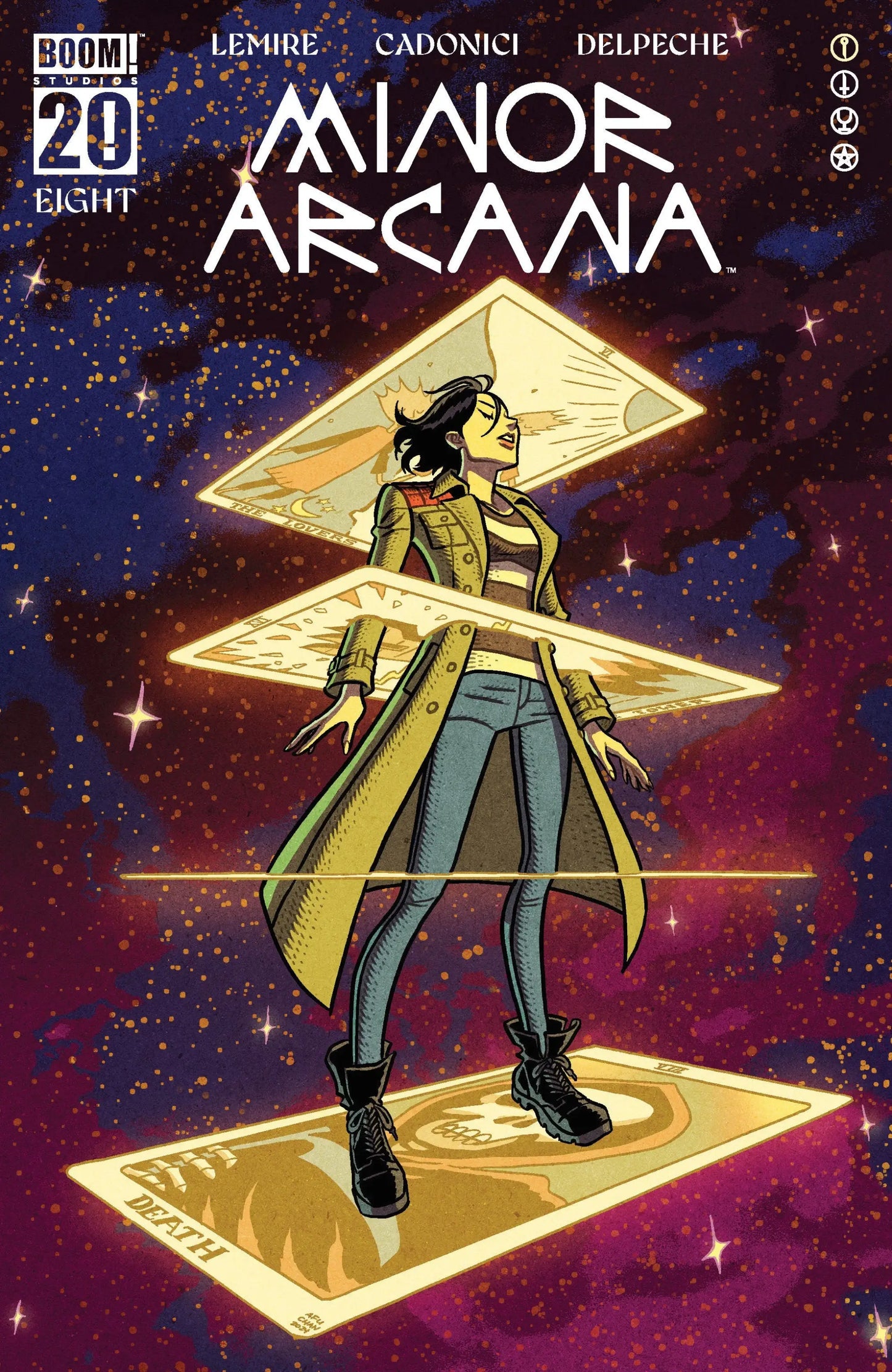 Comic book cover of Minor Arcana #8 B Variant Dressed Chan for collectors
