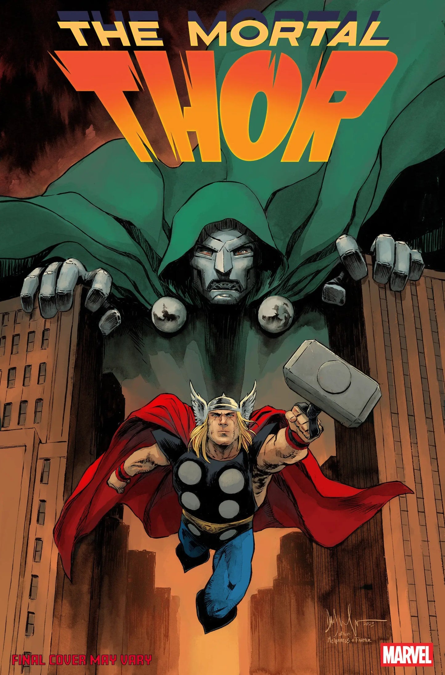 Mortal Thor #8 Dave Wachter Doom Homage Variant - Comic Book