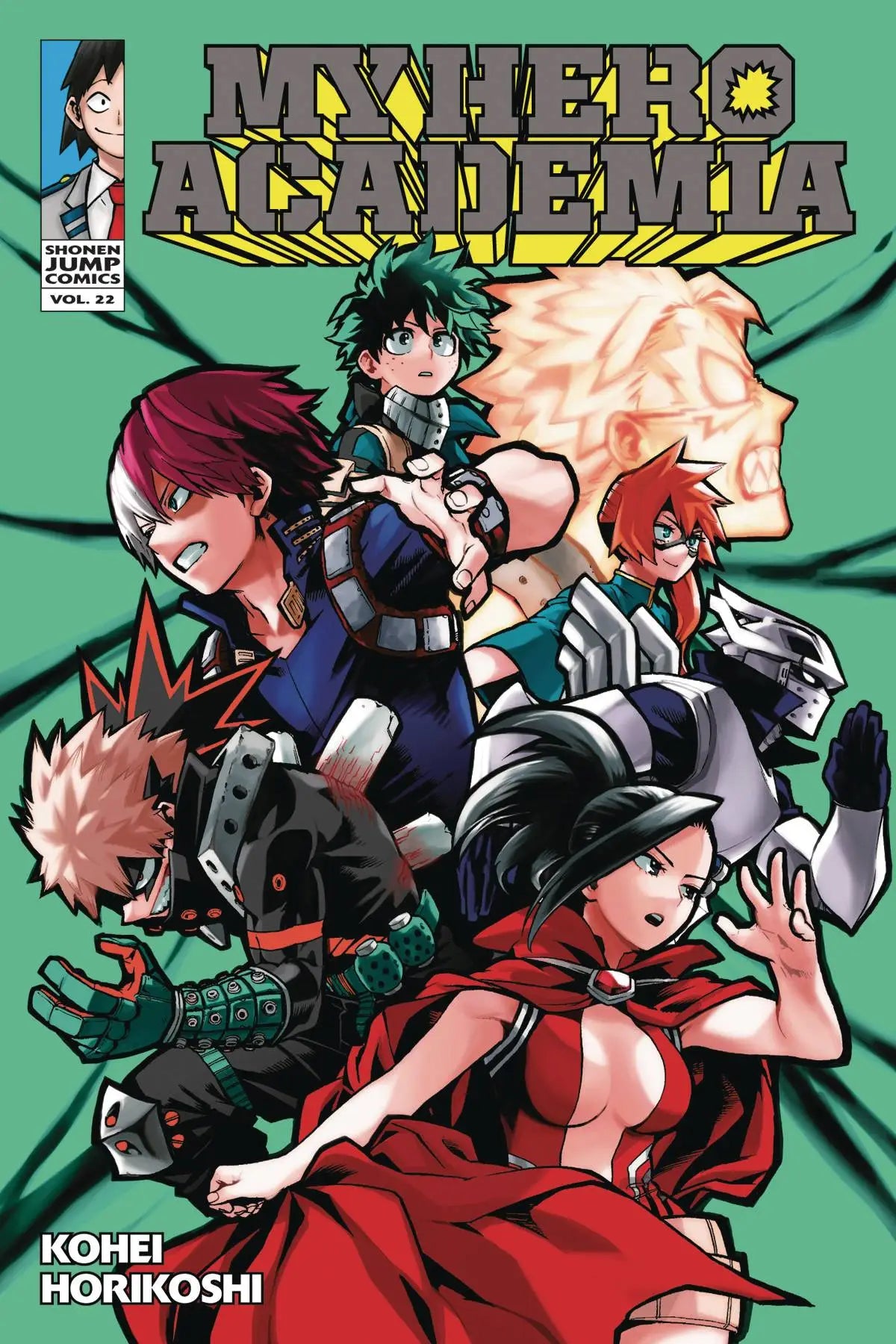 My Hero Academia manga cover for MY HERO ACADEMIA GN VOL 22 display