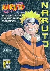 Promotional Naruto Ninja Ranks San Diego Comic Con Promo Card featuring an animated character
