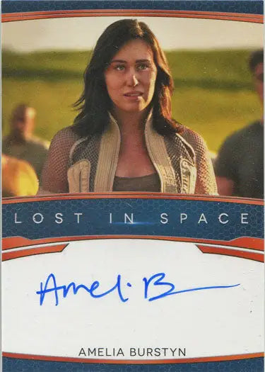 Autograph card of Amelia Burstyn as Diane Williams from Netflix Lost in Space Season 1