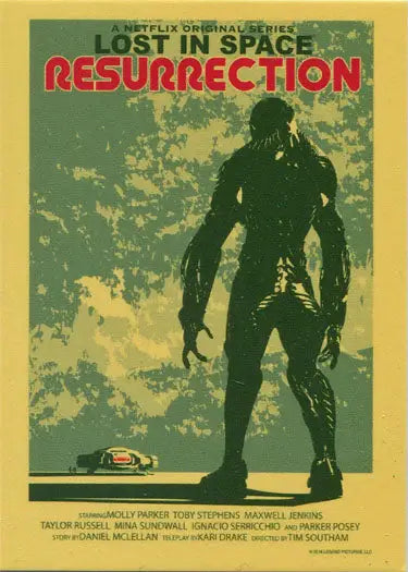 Silhouette of a humanoid figure by Juan Ortiz for Lost in Space Season 1 Episode Resurrection