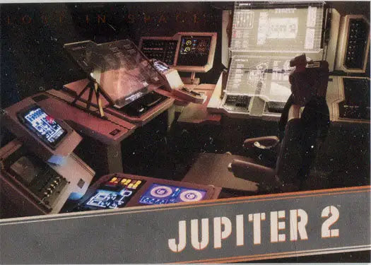 Control station interface of JUPITER 2 from Netflix Lost in Space chase card set