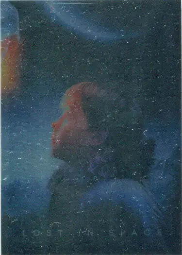Silhouette of a person against a starry background for Netflix Lost in Space Mirror Puzzle