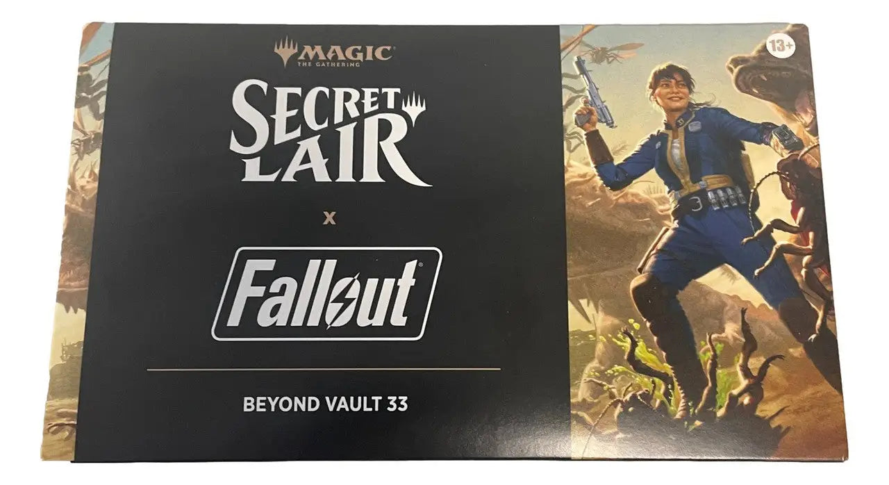 NEW & SEALED - MTG Secret Lair ~ FALLOUT -- Beyond Vault 33 -- Magic - Magic Card Box