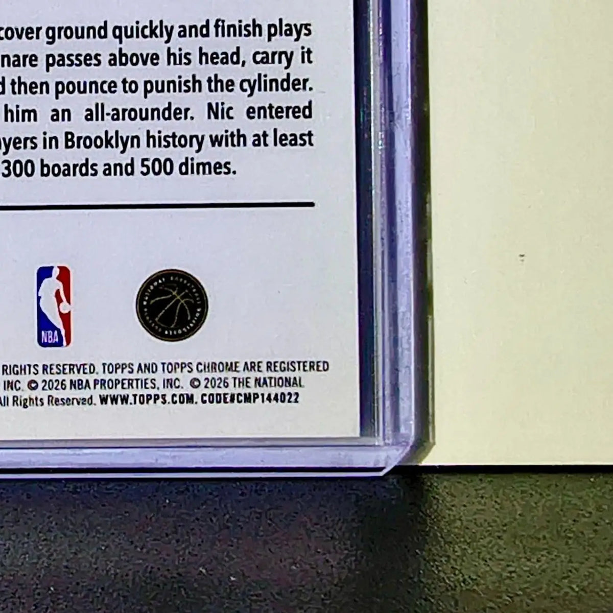 Nic Claxton 2025-26 NBA Topps Chrome Update #123 Basketball Card Brooklyn Nets - Basketball Card Single