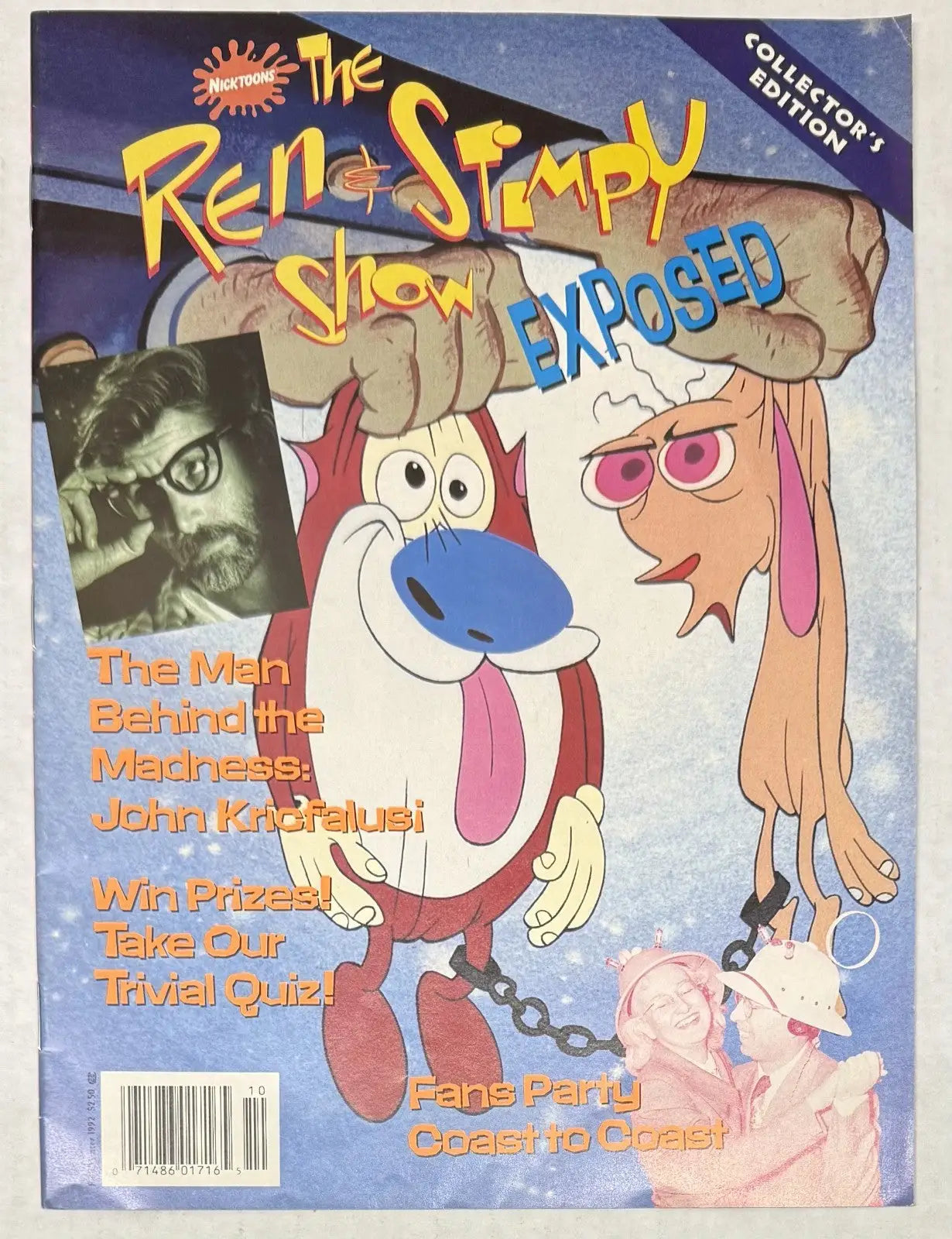 Nicktoons The Ren & Stimpoy Show Exposed Magazine Book - Entertainment Memorabilia