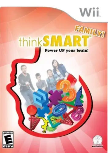Think Smart Family Wii game cover from Nintendo Wii smart family video game complete