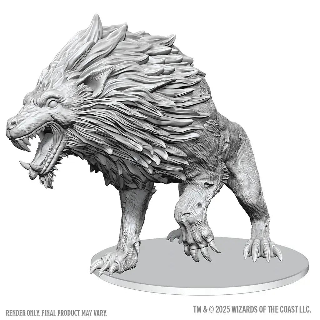 Nolzur’s Marvelous Miniatures - Unpainted: Dire Worg - Collectibles