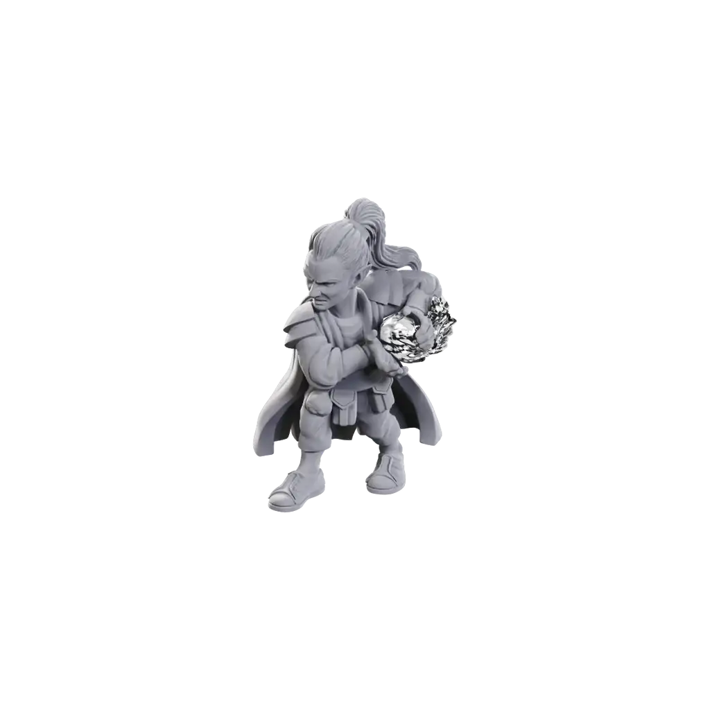 Nolzur’s Marvelous Miniatures - Unpainted: Pirate Deck Wizard - Action Figure & Toy
