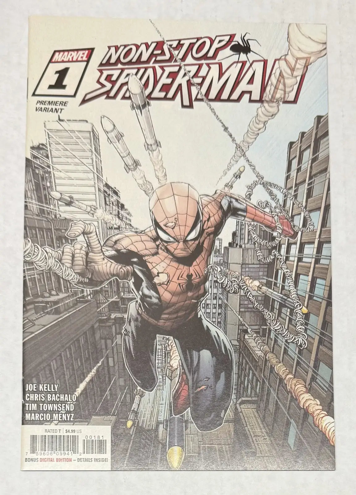 Non-Stop Spider-Man #1 Premiere Variant-David Finch Cover (Marvel Comics May... - Comic Book