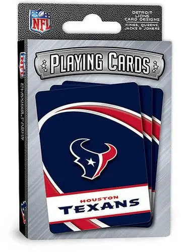 Pack of NFL Houston Texans playing cards from Official NFL Playing Cards Choose Your Team