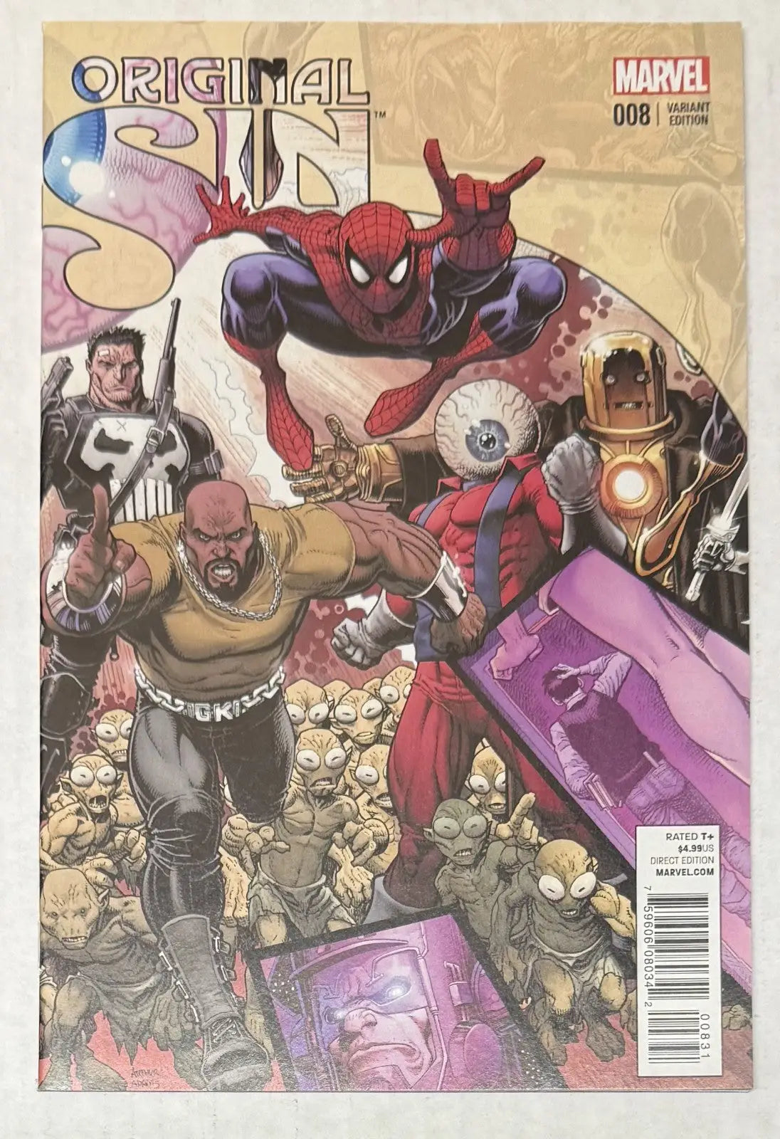 Original Sin #8C Adams Variant FN 2014 Stock Image - Comic Book