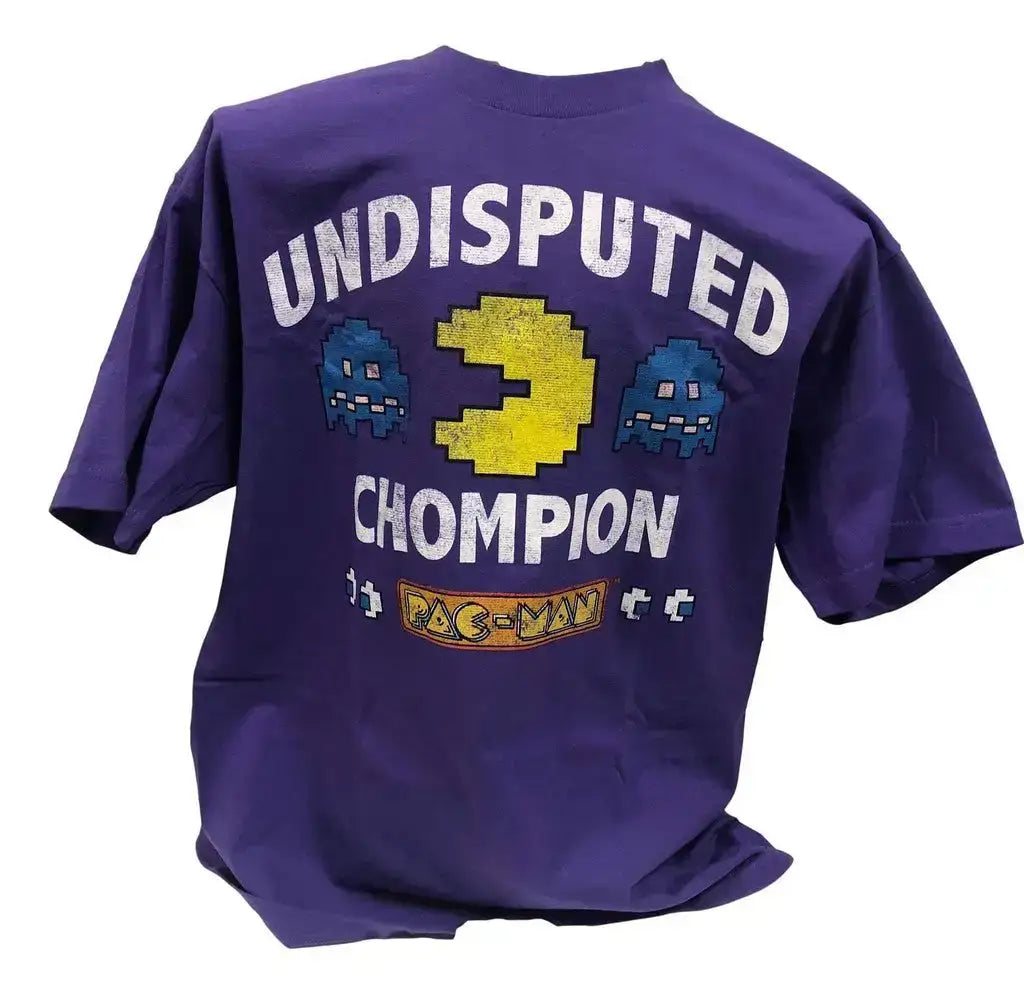 Pac-Man Undisputed Champion T-Shit Purple (Small) - Apparel