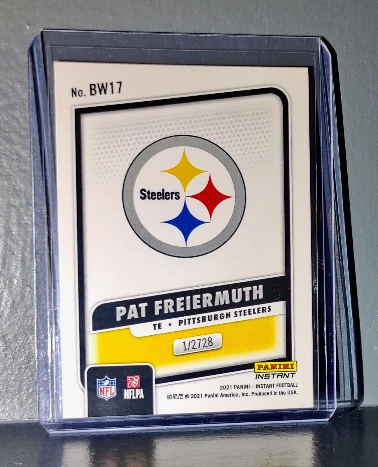 Pat Freiermuth 2021 Panini NFL Black and White Rookies #17 Card 1/2728