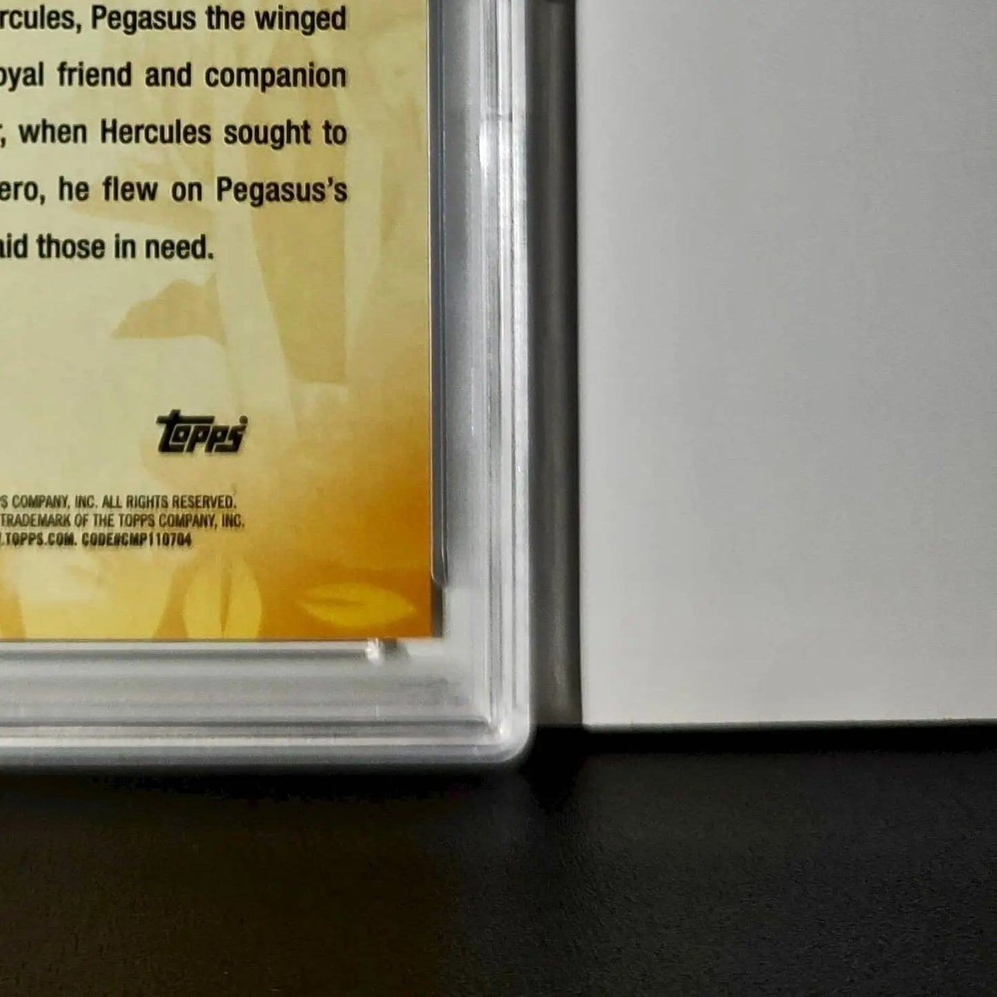 Pegasus 2025 Topps Disney #FF-15 Furry Friends Card Hercules PSA 9 Mint - Non-Sports Card Single