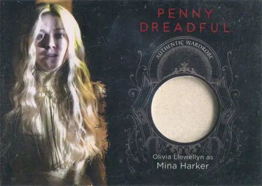 Trading card featuring Mina Harker with space for collectibles in Penny Dreadful Season 1