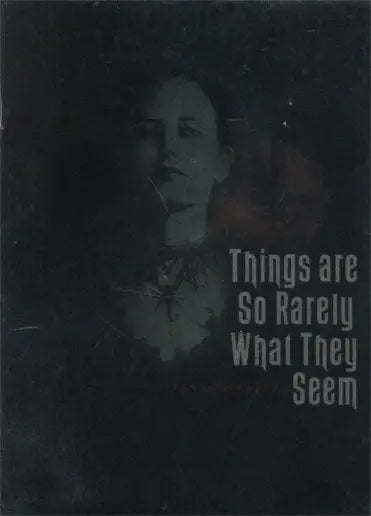 Dark moody portrait with text overlay in Penny Dreadful Season 1 quotable chase foil parallel trading card