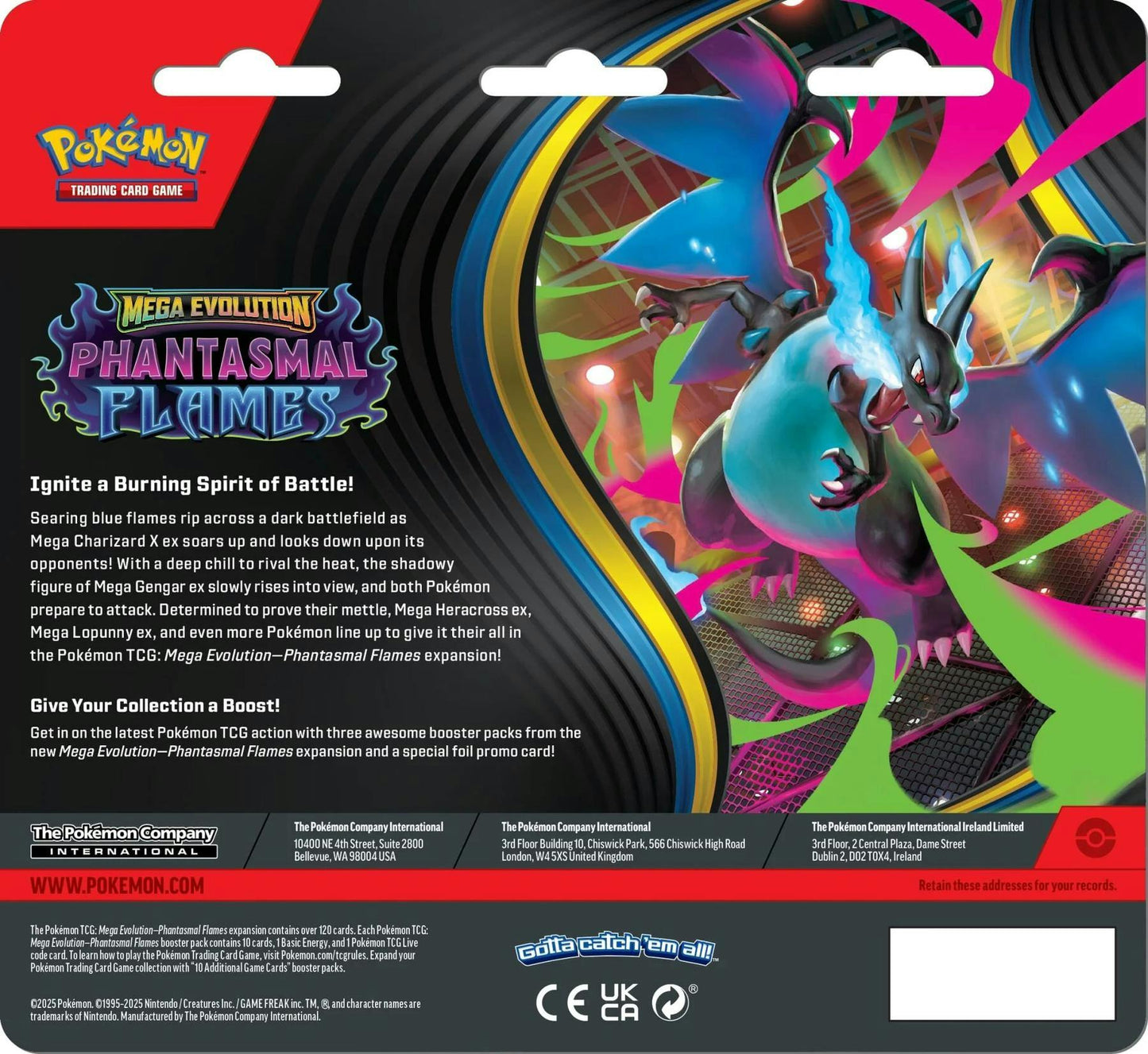 Pokémon Mega Evolution: Phantasmal Flames 3-Pack Blister Sneasel or Weavile | Columbia Sports Cards