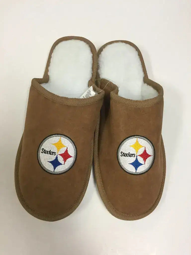 Pittsburgh Steelers Men’s Team Color Moccasin Slide Slippers - Apparel