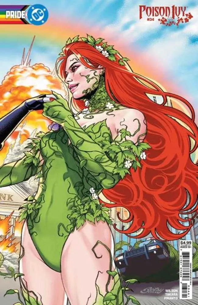 Poison Ivy #34 Cover D Betsy Cola DC Pride connecting card stock variant comic book cover