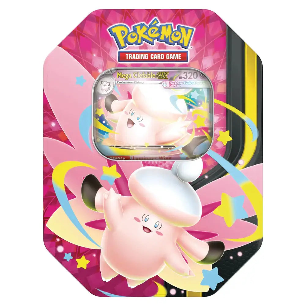 Pokemon Mega Moonlit Tin (Mega Clefable ex) - Pokémon Card Tin
