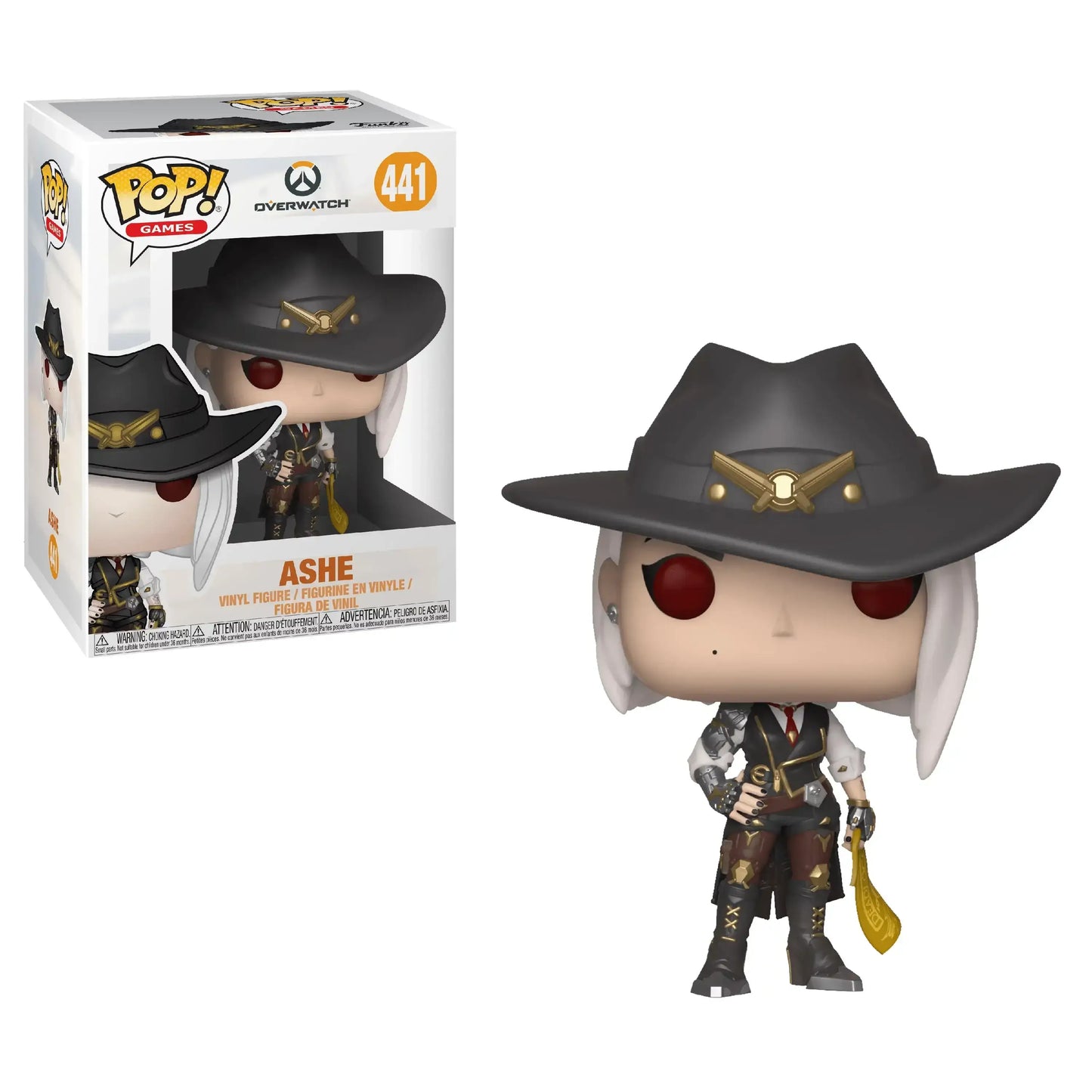 Pop Games 441 Overwatch Ashe Vinyl Figure - Funko Pop