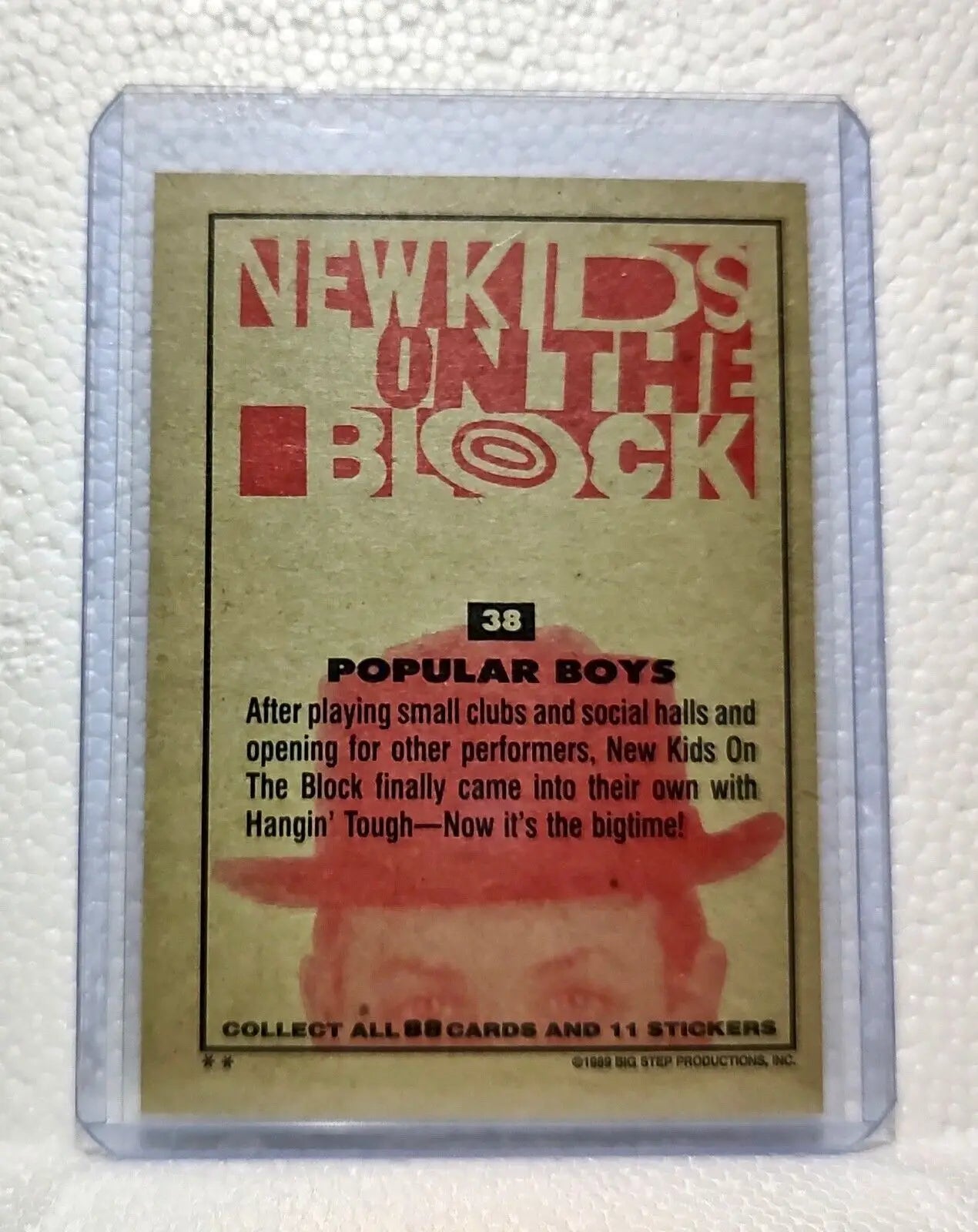 Popular Boys 1989 New Kids on the Block #38 Trading Card