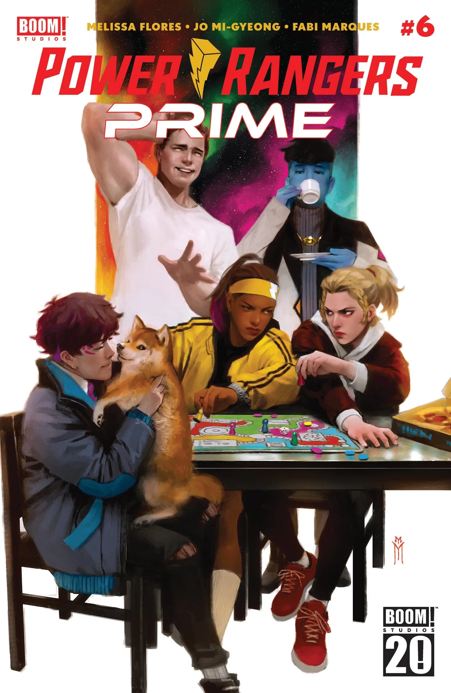 Power Rangers Prime #6 C Boom 20th Anniversary Variant (Dressed Mercado) - Comic Book