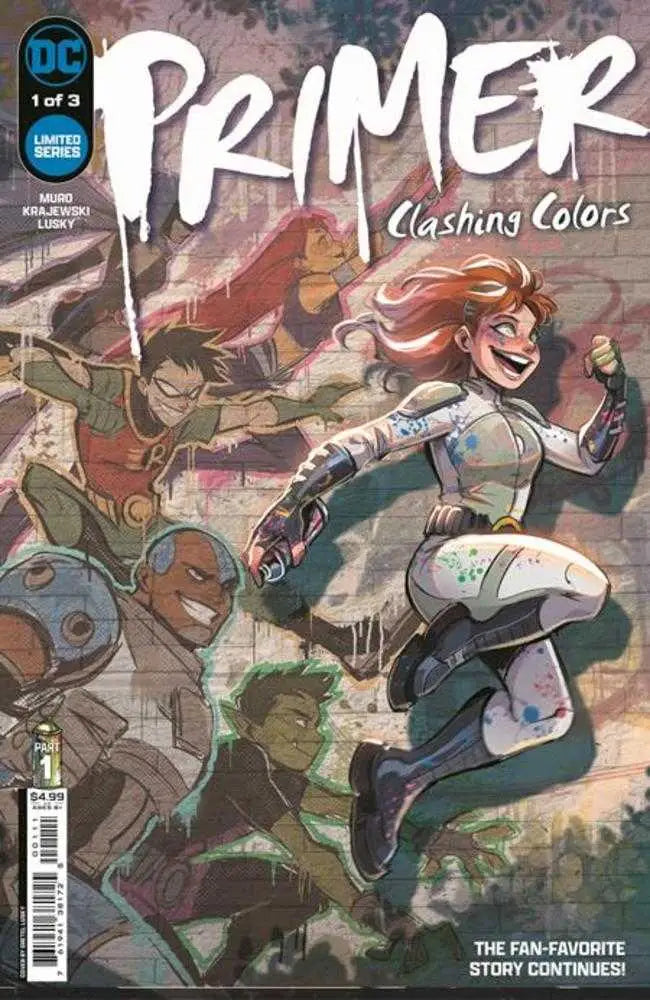 Comic book cover for Primer: Clashing Colors showcasing dynamic action and adventure