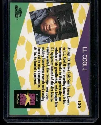Pro Set Super Stars MusiCards L.L. Cool J #130 - Music Card Single