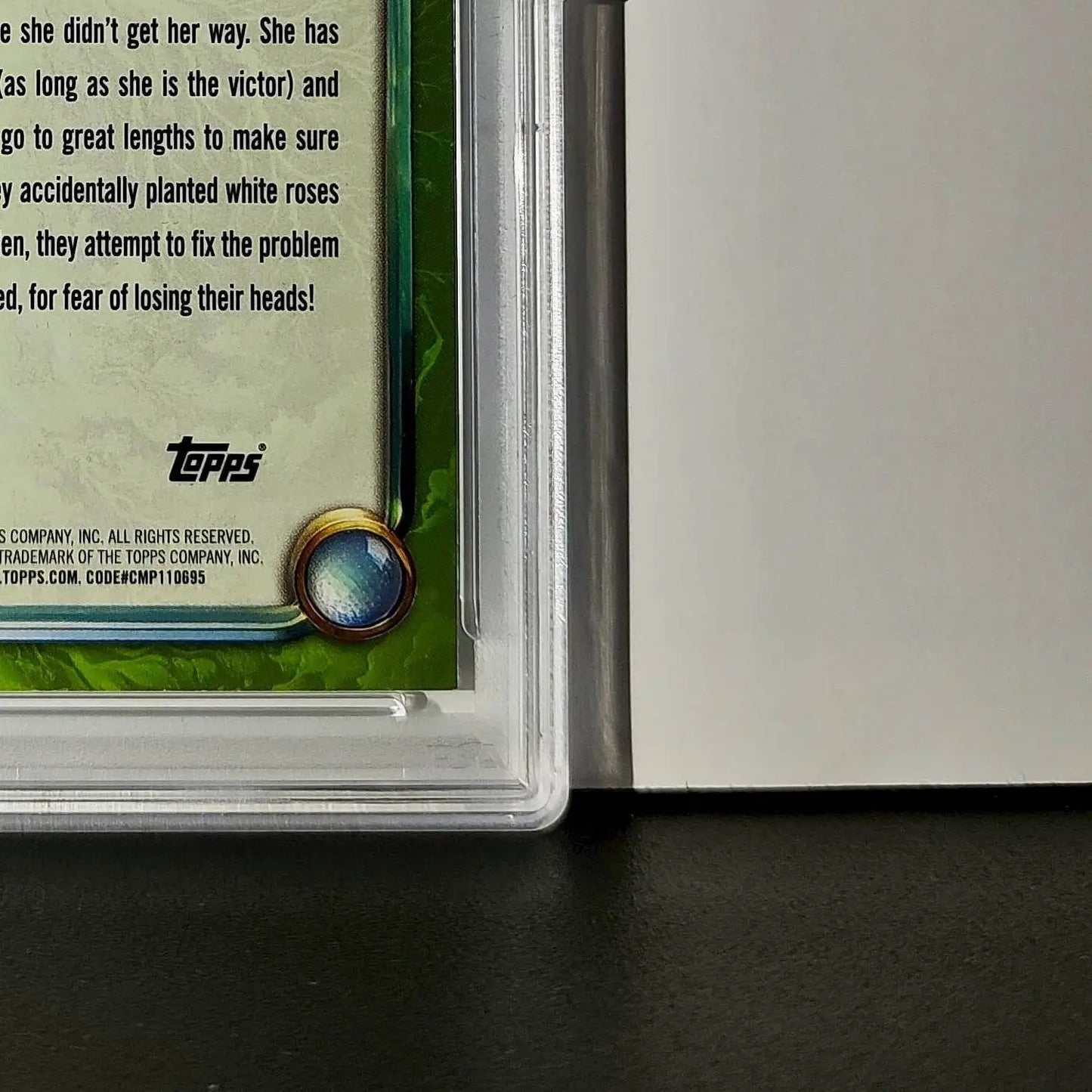 Queen of Hearts 2025 Topps Disney Wonder #174 Card Alice in Wonderland PSA 10 - Non-Sports Card Single