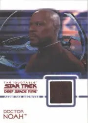 Quotable Star Trek Deep Space Nine C10 Dr Noah Costume Card - Entertainment Memorabilia