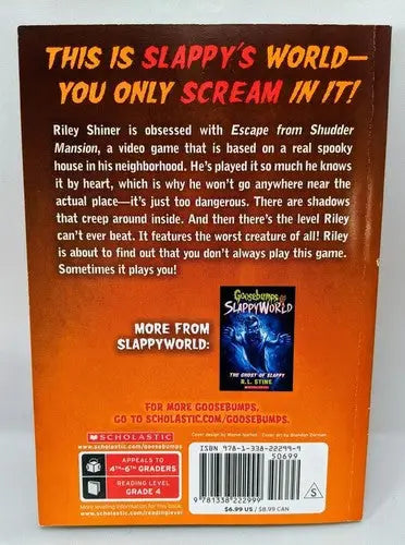 R.L. Stine Escape From Shudder Mansion (Goosebumps SlappyWorld #5) - Collectibles
