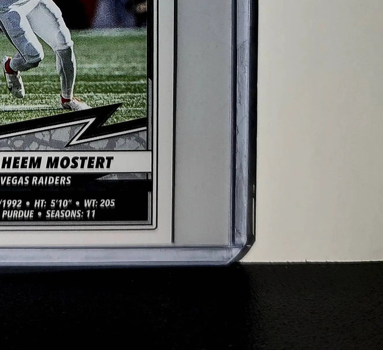 Raheem Mostert 2025 Panini NFL #265 Sticker Las Vegas Raiders