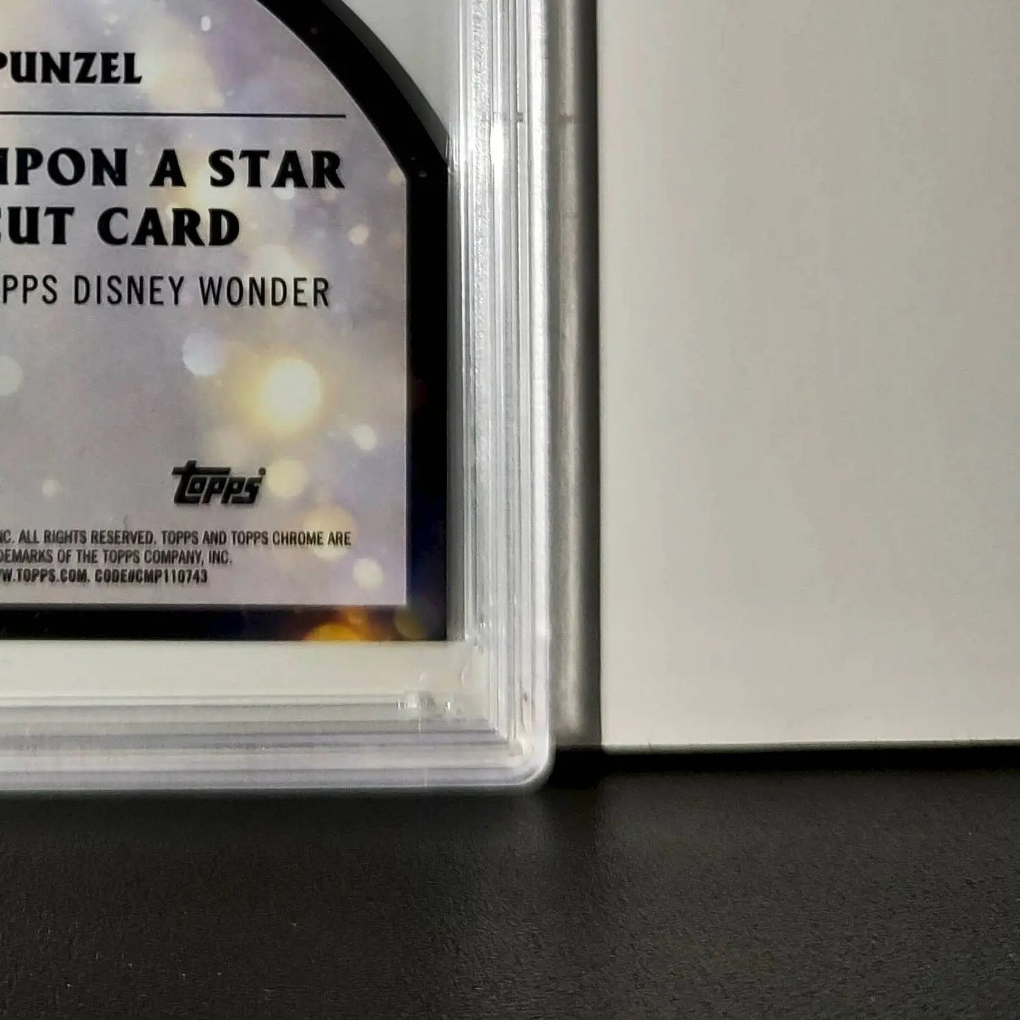 Rapunzel 2025 Topps Chrome Disney #W-16 Wish Upon A Star Die Cut Tangled PSA 9 - Non-Sports Card Single