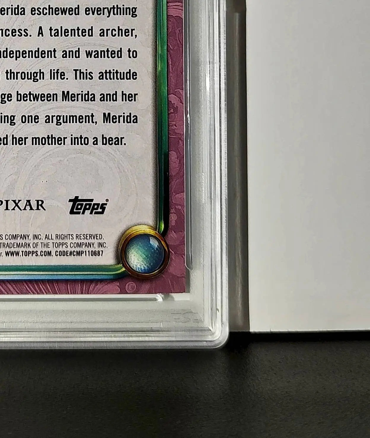 Rapunzel 2025 Topps Disney Cartoon Princess #160 Card Tangled PSA 9 - Non-Sports Card Single
