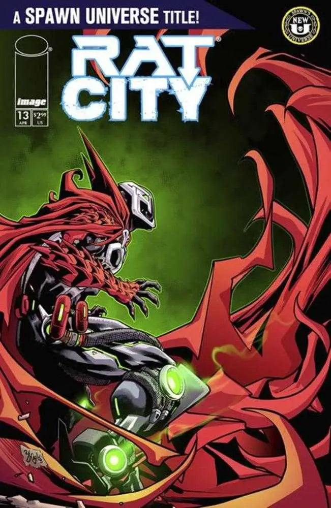 Cover of Rat City comic book Spawn Rat City featuring Ze Carlos artwork
