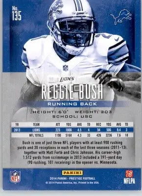 Reggie Bush - 2014 Panini Prestige - #135 - Football - Football Card Single