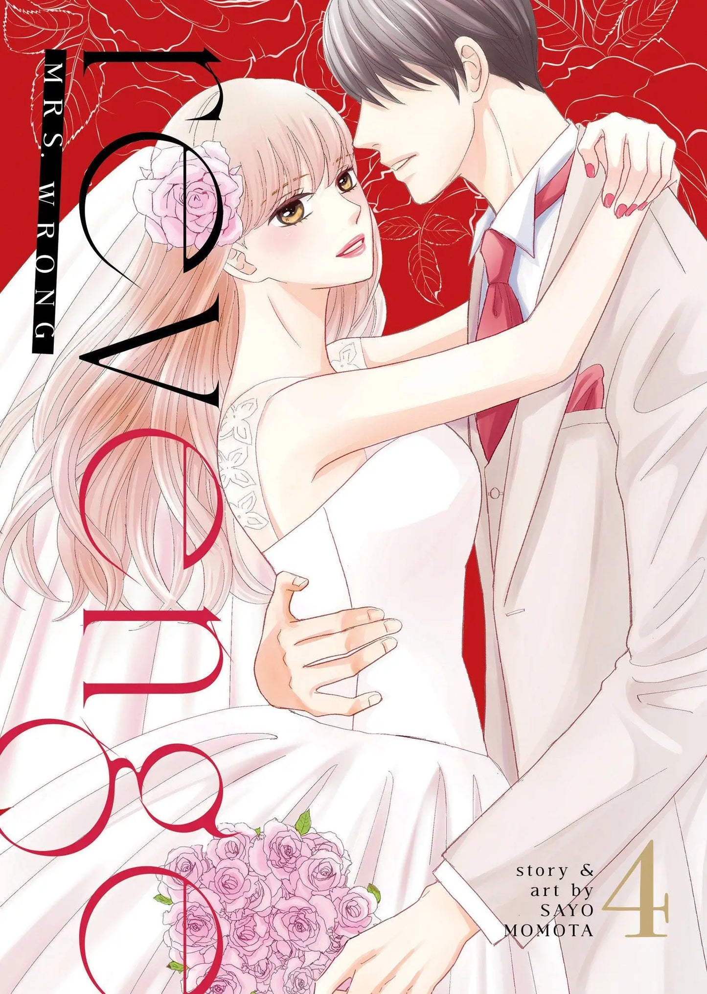 Revenge Mrs Wrong graphic novel volume 04 cover with newlywed couple in an embrace
