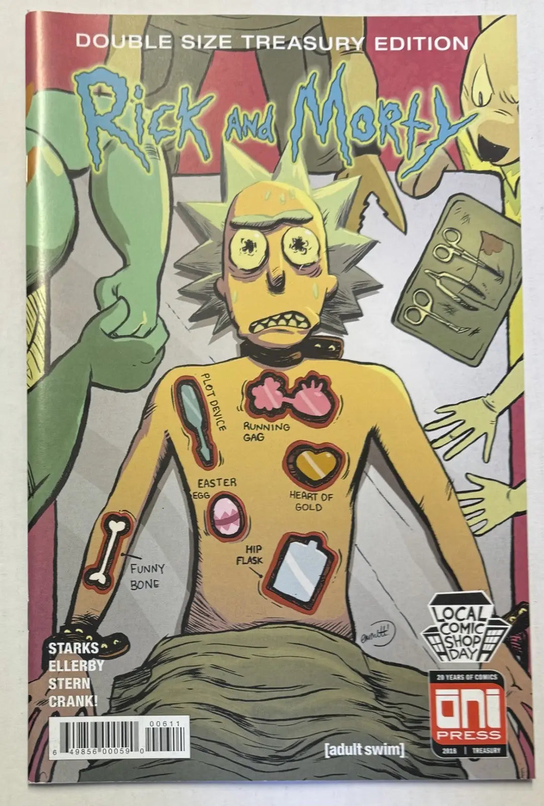 Rick and Morty Double Sized Treasury Edition Local Comic Shop Day 2018 - Comic Book