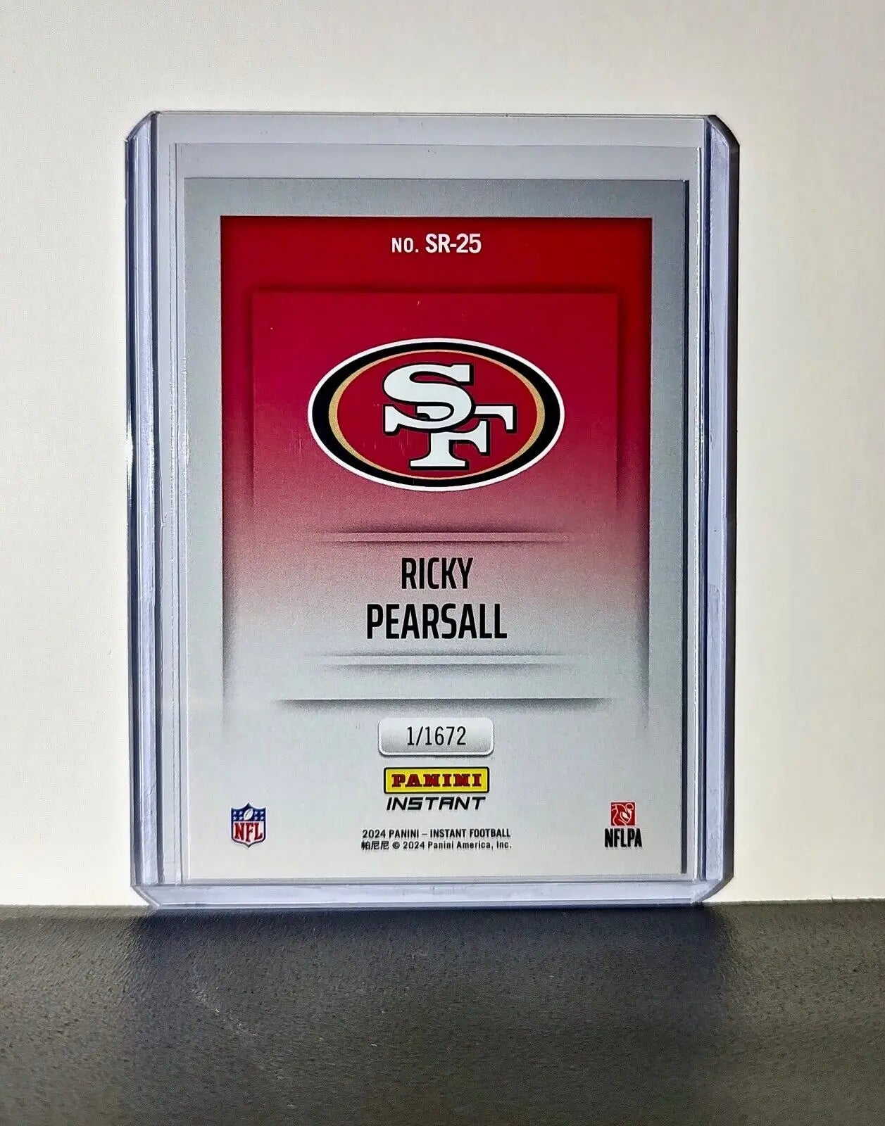 Ricky Pearsall 2024 Panini NFL Studio Rookies #25 Card SF 49ers 1/1672 - Football Card Single
