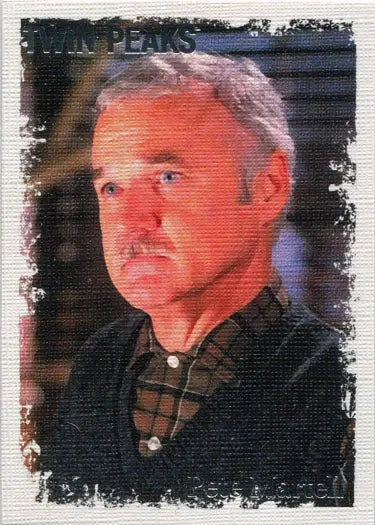 Portrait of middle-aged man with gray hair in Rittenhouse 2019 Twin Peaks Original Stars card