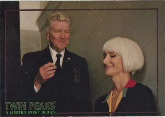 Promotional photo of Twin Peaks actors on Rittenhouse 2019 trading cards