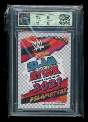 Roman Reigns #165 16/50 Arena Club 10 2021 Topps WWE Slam Attax Green Refractor