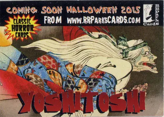 RR Parks Halloween 2015 Promo Card 20 Japanese Horror Yoshitoshi - Other
