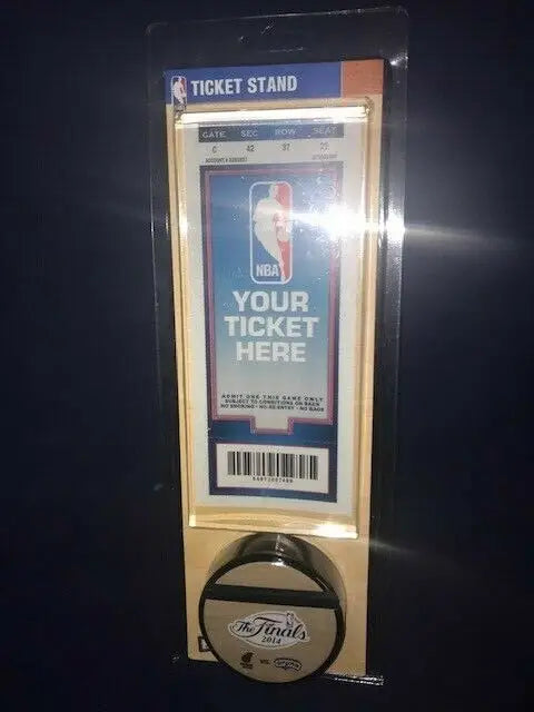 San Antonio Spurs That’s My Ticket Stand NBA Finals 2014 Miami Acrylic Holder display