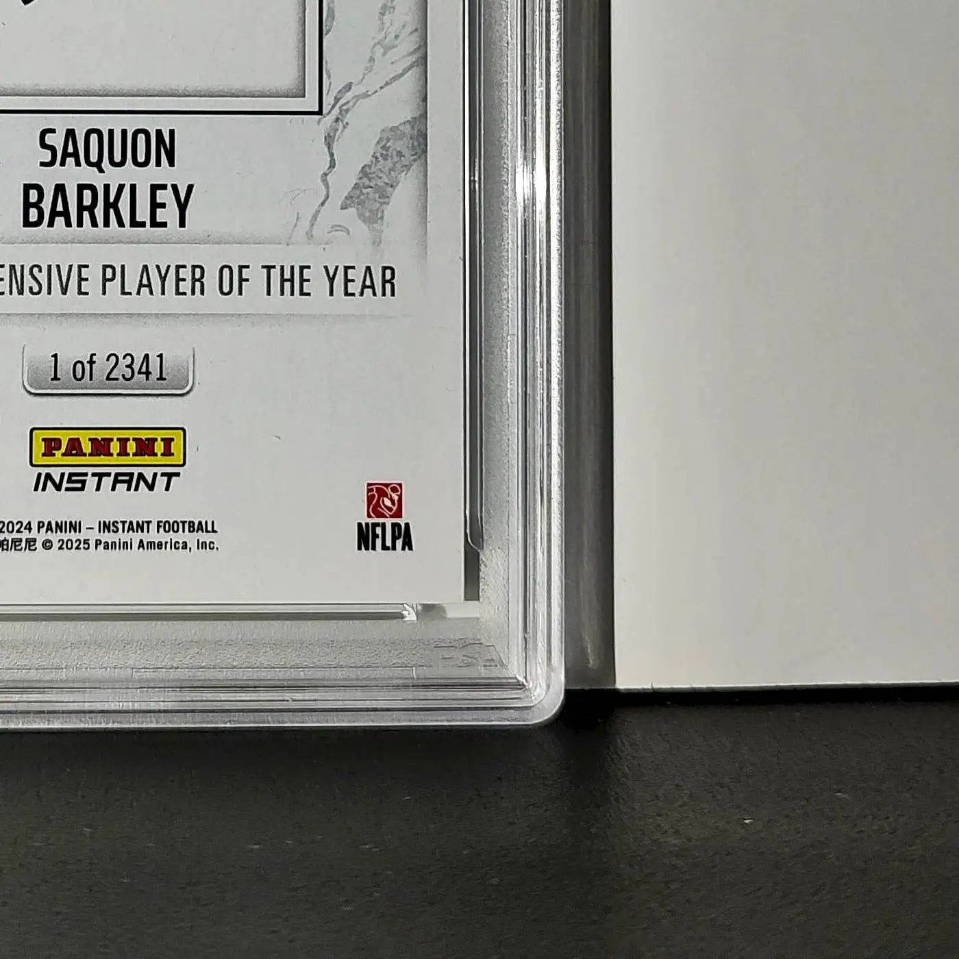 Saquon Barkley 2024 Panini NFL AP Offensive Player of the Year Eagles PSA 10 Gem