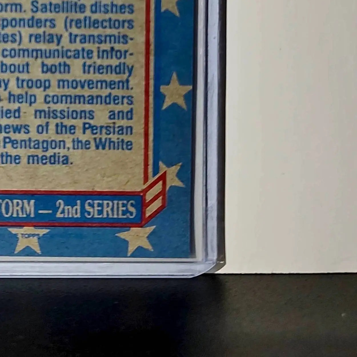 Satellite Communications 1991 Topps Desert Storm #173 Card