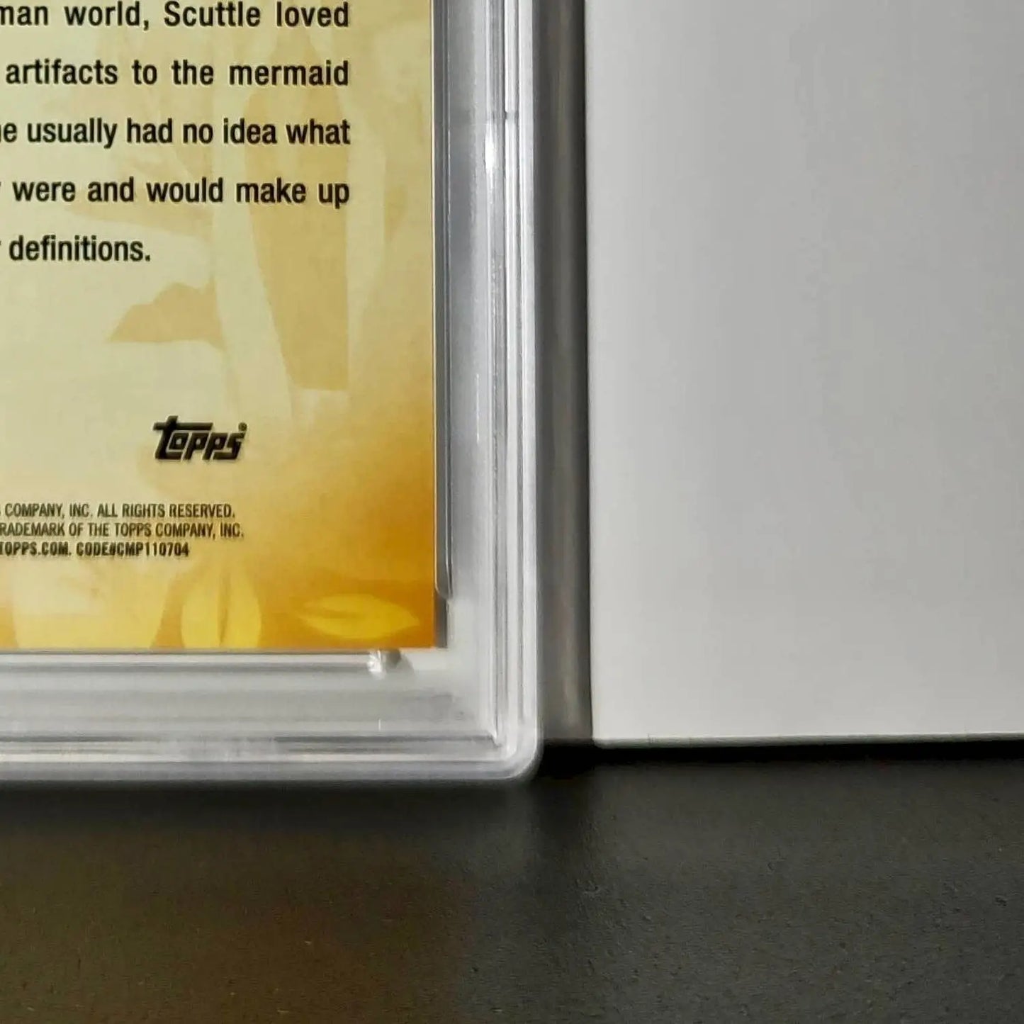 Scuttle 2025 Topps Disney #FF-9 Furry Friends Card The Little Mermaid PSA 9 MT - Non-Sports Card Single